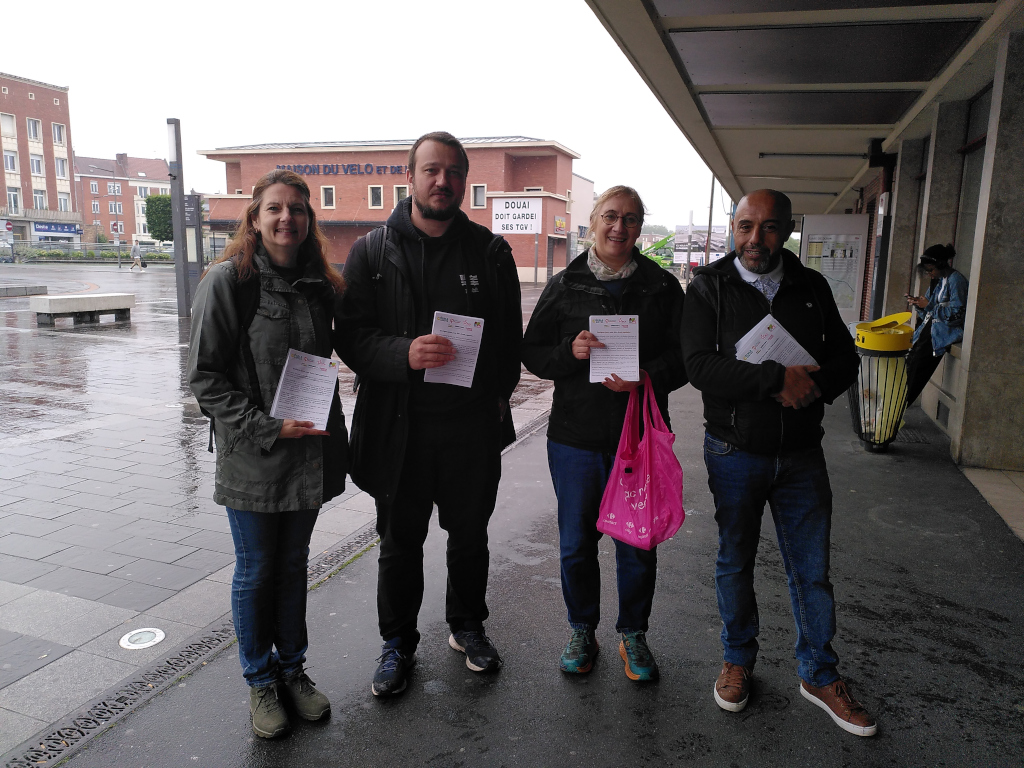 Photographie du tractage en gare de Douai